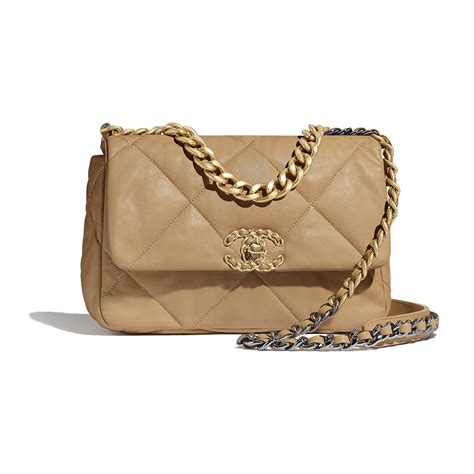 dark beige Chanel bag